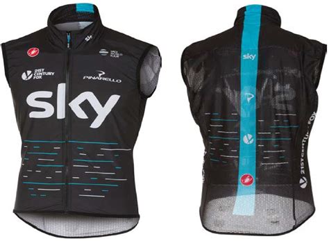 Castelli Team Sky Pro Light Wind Cycling Vest Gilet Out Of Stock