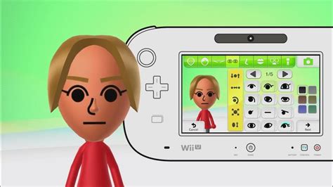 Mii Maker Wii U Mia From Wii Sports Resort Youtube