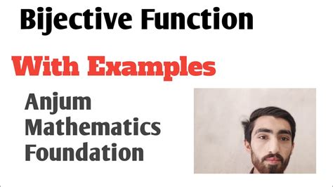 Bijective Function With Examples What Is Bijective Function YouTube