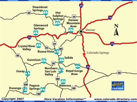 Windsor Colorado Map Map Of Colorado Hots Springs Locations Also ...