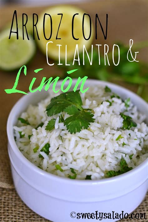 Sweet Y Salado Arroz Con Cilantro Y Limón