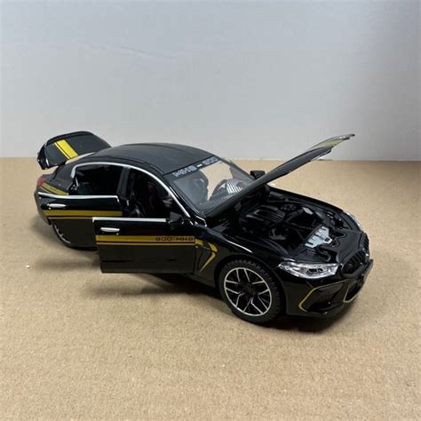 Toys 124 Bmw M8 Mh8 80 Manhart Alloy Car Model Diecast Black