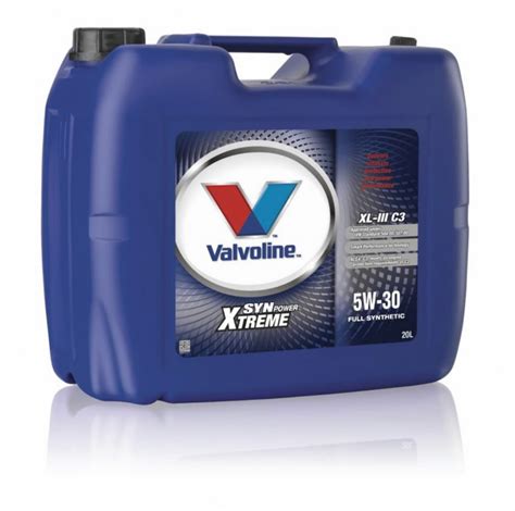 Mootoriõli SYNPOWER XTREME XL III C3 5W30 20L Valvoline Sõiduautode