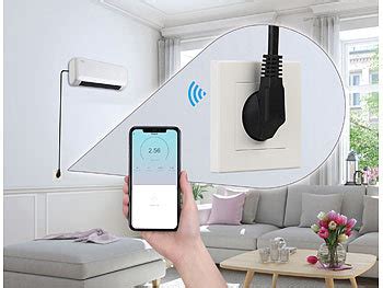 Luminea Home Control Unterputzsteckdosen Er Set Wlan Unterputz