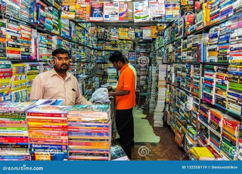 Street Bookstore In Bangalore Used Books For Sale Editorial Stock