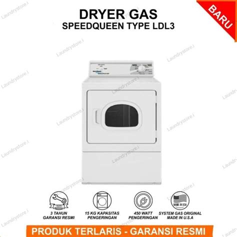 Promo Mesin Pengering Pakaian Dryer Gas Merk Speedqueen Diskon 23 Di