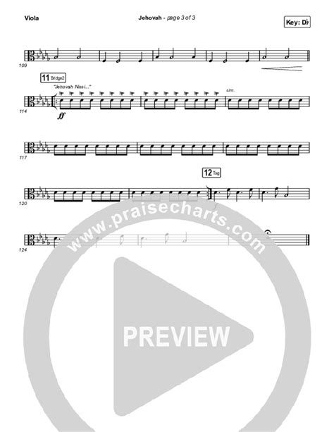 Jehovah Viola Sheet Music Pdf Elevation Worship Chris Brown