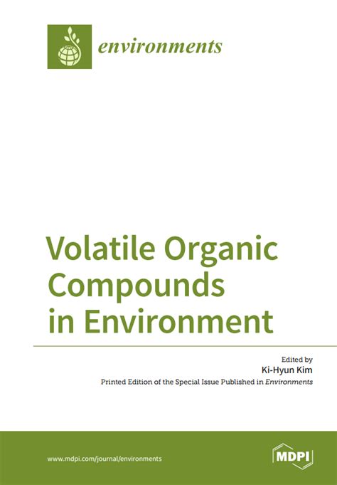 Volatile Organic Compounds In Environment Mdpi Books