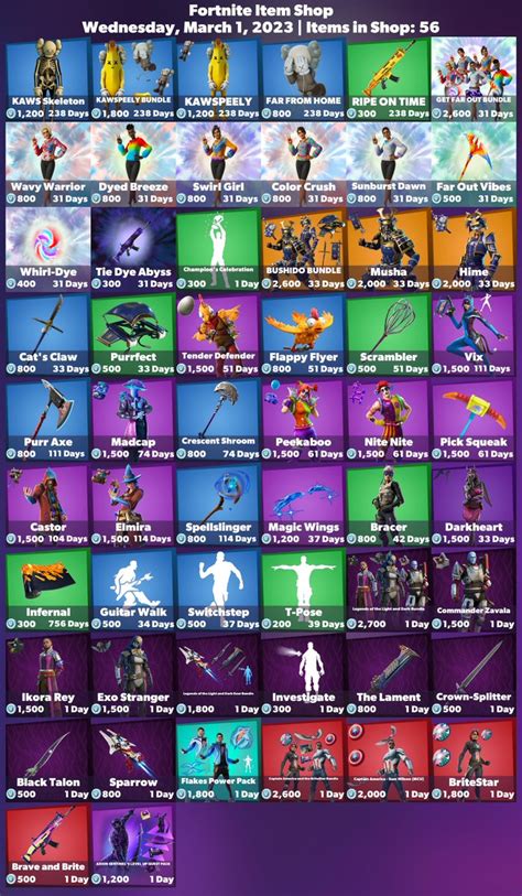 iFireMonkey on Twitter: "🛒 #Fortnite Item Shop ⏰ Wednesday, March 1 ...