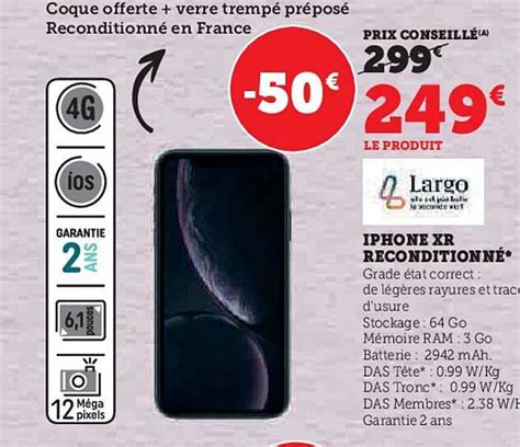 Promo Iphone Xr Reconditionn Chez Hyper U Icatalogue Fr