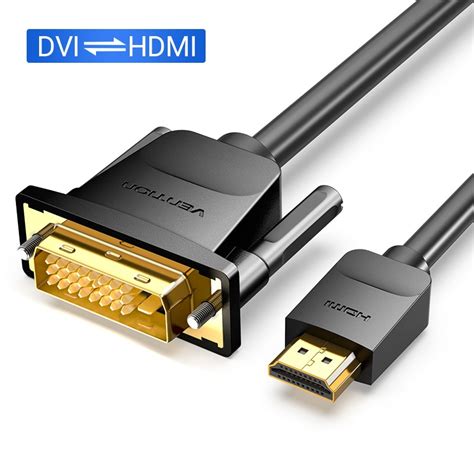 Kabel Vention Hdmi Na Dvi Dwukierunkowy Hdmi M Ski Dvi D M Ski