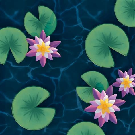 Artstation 3d Lily Pads