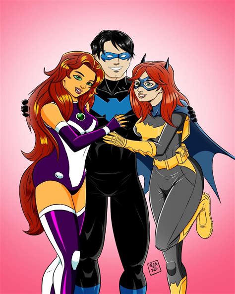 Batgirl And Nightwing Fan Art