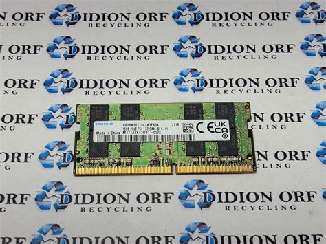 SAMSUNG 16GB DDR4S DDR4 3200 M471A2K43DB1 CWE SODIMM LAPTOP MEMORY SKU