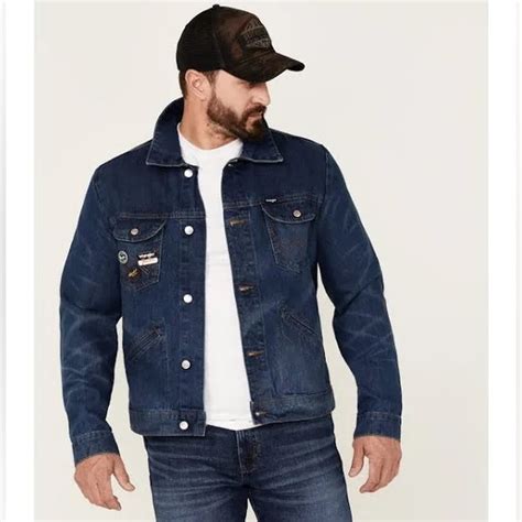 Wrangler Jackets Coats New Mens Wrangler X Fender Cowboy Rockstar