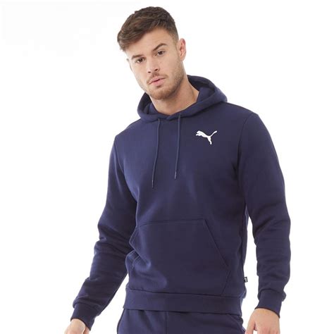 Puma Sweat à Capuche Essentials Homme Bleu Marine