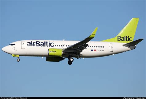 YL BBX Air Baltic Boeing 737 36Q WL Photo By Kevin Cleynhens ID