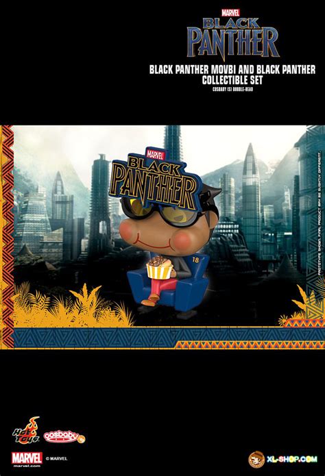Hot Toys Cosb Black Panther Cosbaby S Bobble Head Black Panther Movbi And Black