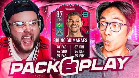 82 X20 Pack Bruno Guimarães Pack And Play Vs Itsjames Youtube