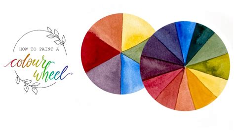 How To Make A Colour Wheel Youtube