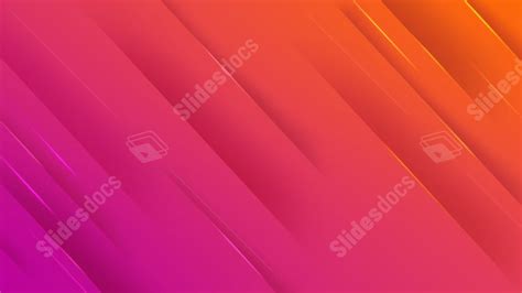 Line Creative Stereoscopic Gradient Pink Business Powerpoint Background ...