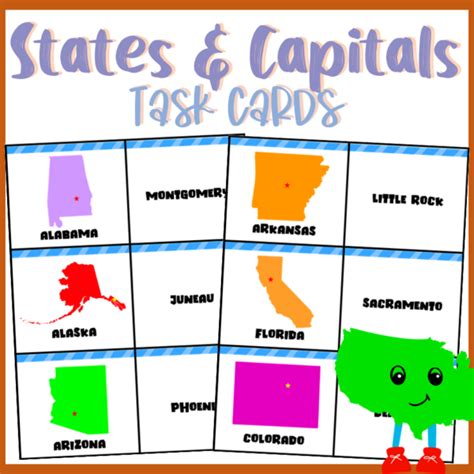 States and Capitals Flashcards | Made By Teachers