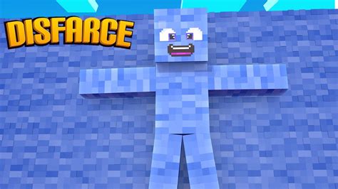 Minecraft Disfarce De L Azul Claro Esconde Esconde Youtube