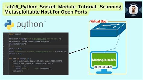 Lab Scanning Metasploitable Host For Open Ports With Python Socket