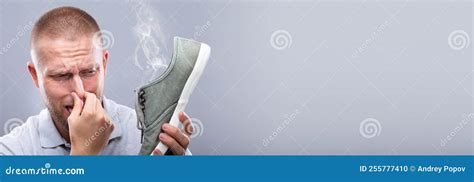 Smelly Shoes stock photo. Image of sweat, sweaty, nose - 255777410