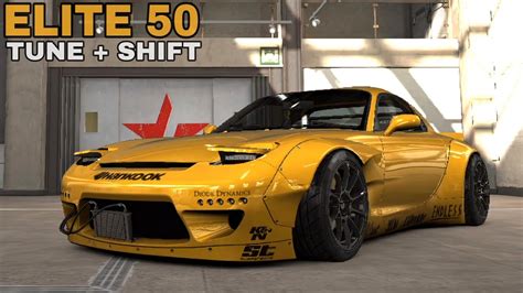 Csr2 Mazda Rx 7 Rocket Bunny Elite 50 Fastest Tune And Shift Pattern