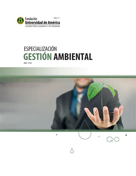 Brochure Especialización en Gestión Ambiental 2019