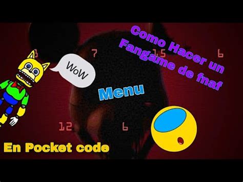 Como Hacer Un Fangame De Fnaf Menu Youtube