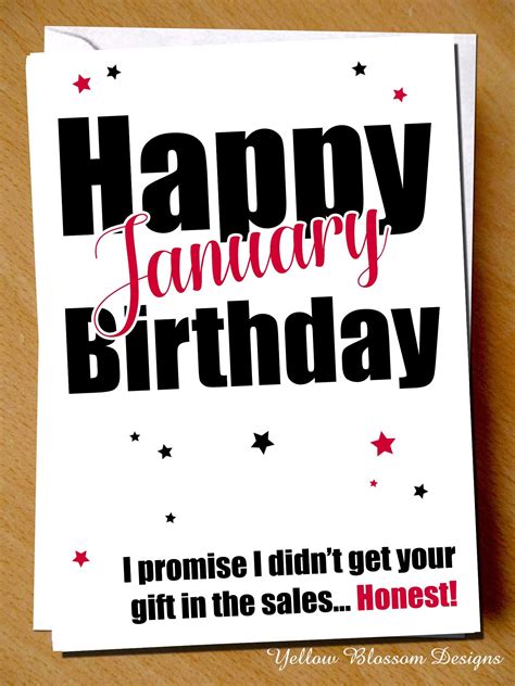 Happy January Birthday – YellowBlossomDesignsLtd