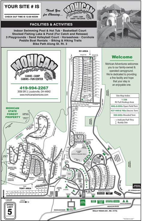 Mohican State Park Map