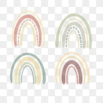 Boho Rainbows Hd Transparent Boho Rainbow Theme Name Tag Rainbow