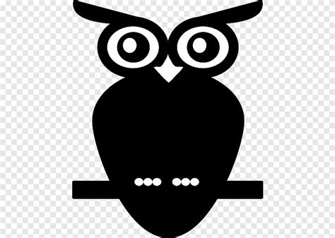 Logo Kepala Burung Hantu Hitam Putih Black And White Owl Images Of