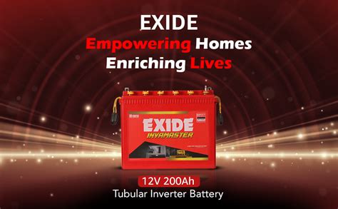 Exide Invamaster Imtt V Ah Tall Tubular Inverter Battery For