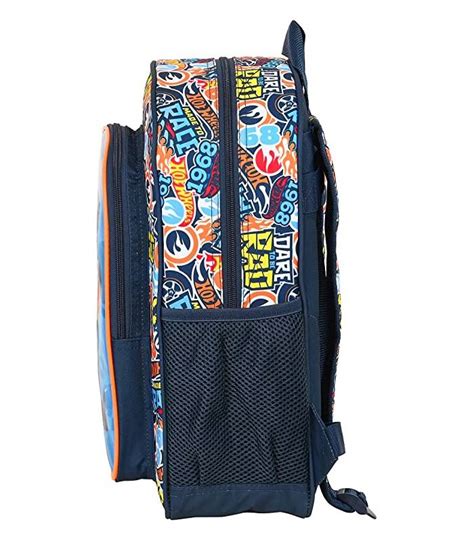 MOCHILA JUNIOR ADAPTABLE CARRO HOT WHEELS DE SAFTA JUGUETES PANRE