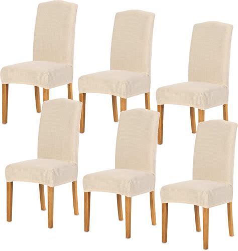 Amazon TIANSHU Stretch Chair Covers For Dining Room Set Of 6