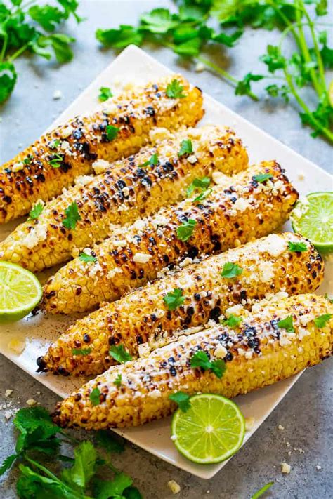 Grilled Mexican Corn Recipe Elote Averie Cooks