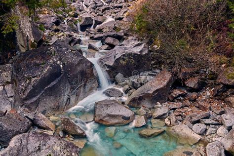 Hermosas Cascadas Nardis En Val Di Genova Adamellobrenta Parque Natural