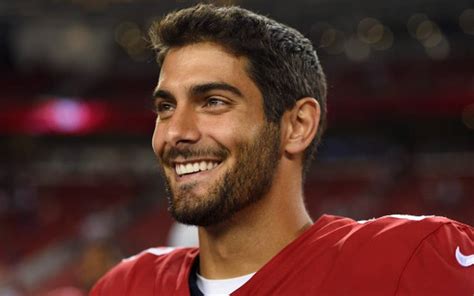 Jimmy Garoppolo El Quarterback De Los Ers Niners San Francisco