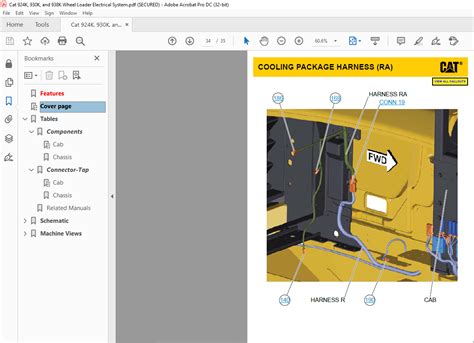 Cat K K K Wheel Loader Electrical System Schematic Manual