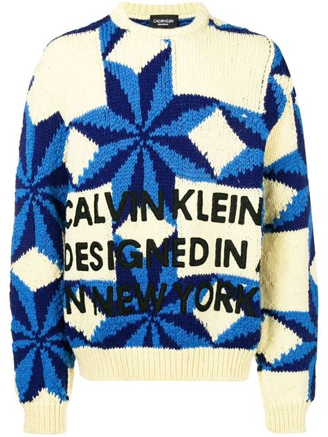 Stay Cozy And Stylish With This Calvin Klein 205w39nyc Crew Neck Jumper