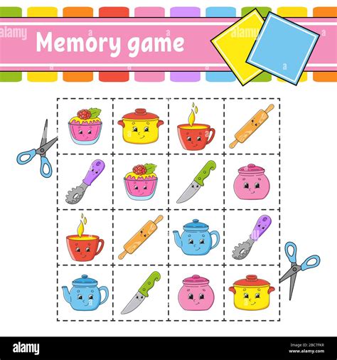 Juegos De Memoria Para Niños Para Imprimir - Juego De Memoria Para ...