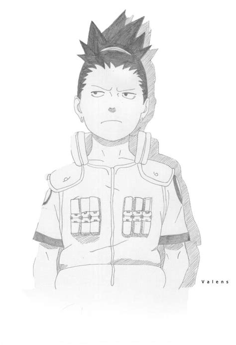 Shikamaru Nara By Valens Da On Deviantart