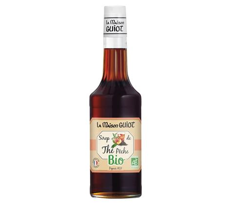 Sirop Guiot Thé Pêche Bio 50cl