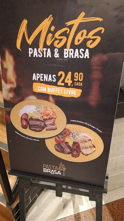 Menu Em Pasta Brasa Restaurante Feira De Santana