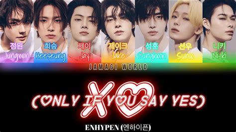 VOSTFR ENHYPEN 엔하이픈 XO Only If You Say Yes Han Rom FR Color