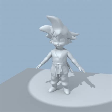 Modelos De 3D Goku Gratis TurboSquid